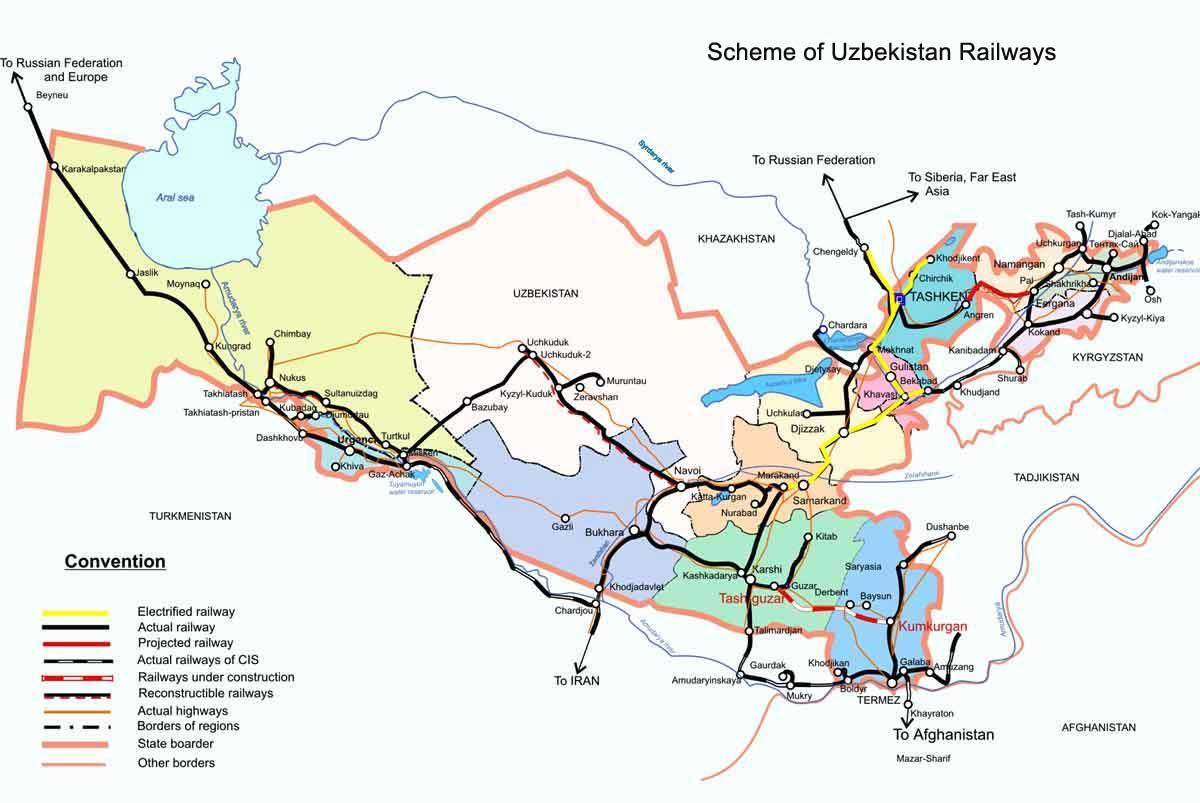 Казахстан возом на мапи
